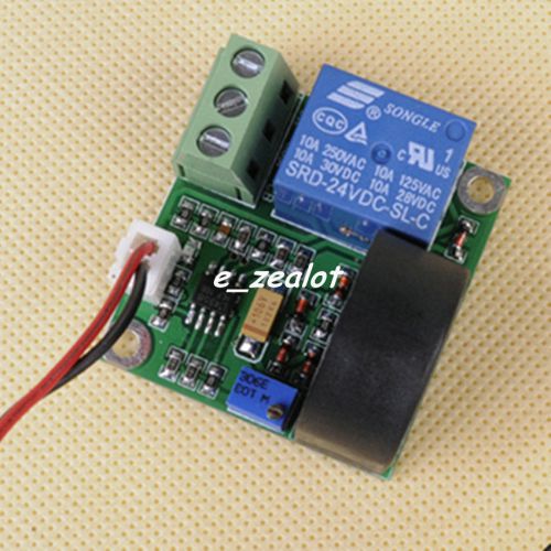 Dc24v current detection sensor module ac 0-20a short-circuit protection perfect for sale