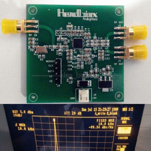 Output frequency 35m-4.4g signal source development adf4351 development board for sale