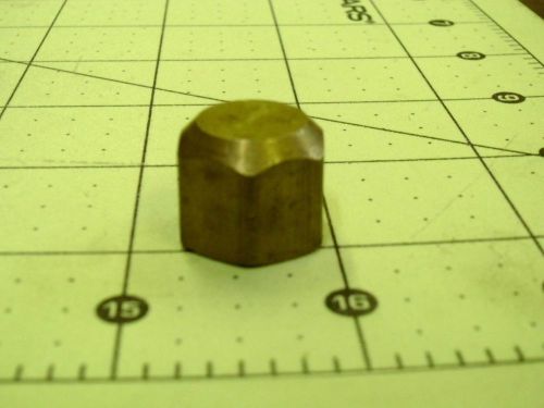 3/8&#034; brass pipe cap pipe fitting #57898 for sale