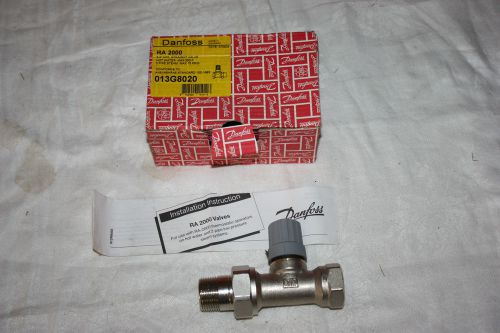 Danfoss ra 2000, 013g8020, 3/4&#034; npt straight valve new in box for sale