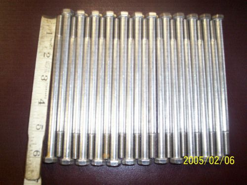 (24) NEW 5/16X18-6&#039;&#039; STAINLESS STEEL HEX HEAD BOLTS