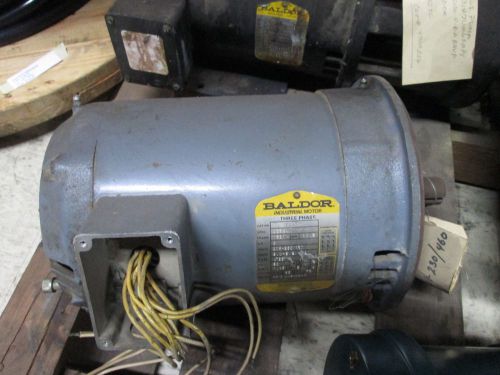 Baldor AC Motor VBM3211T 3HP 208-230/460V 9-8.6/4.3A 1725RPM 182TC Frame Used