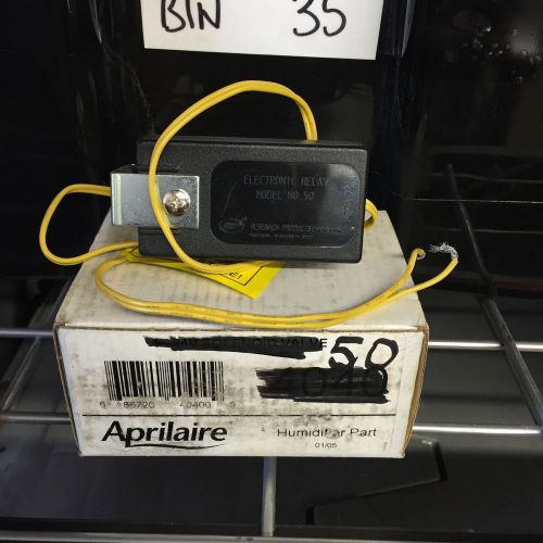 Aprilaire # 50 Current Sensing Relay 24 VAC 12W Humidifier Part USED