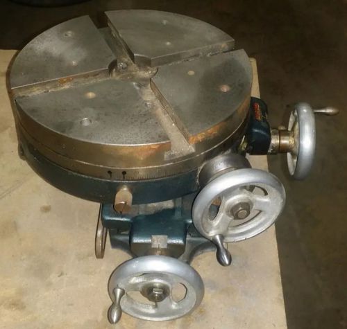 8&#034; Palmgren  Rotary Table With X/Y Cross Slides