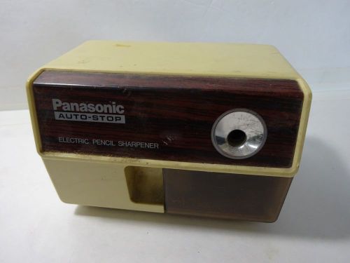 Vintage Panasonic Electric Pencil Sharpener Model  KP-110 Auto-Stop Japan Made