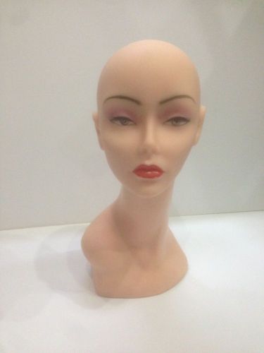 Rubber wig display mannequin head for sale