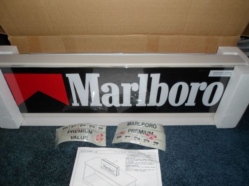 3 FT MARLBORO SIGN FOR CIGARETTE DISPLAY HEADER NEW IN BOX