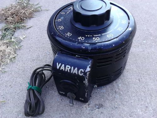 GENERAL RADIO VARIAC VARIABLE TRANSFORMER 10a 50-60~