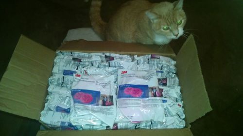 50 Pair Lot (100 pcs) Full Case 2091 3M P100 Particulate Filter Cat NOT included