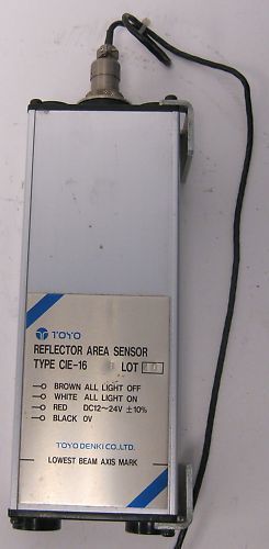 Toyo Denki Industrial Reflector Area Sensor Type CIE-16 USG