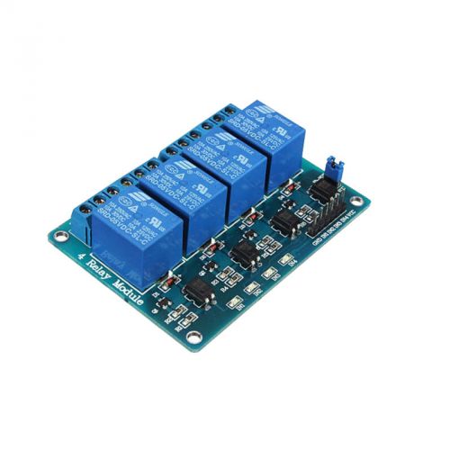 Four 4 Channel Relay Module DC 5V with Optocoupler for Arduino PIC ARM AVR LJN