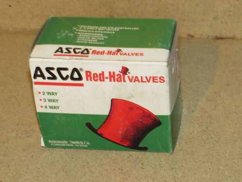 ASCO RED HAT VALVE CATALOG NO 8210G87 -NEW IN BOX (#5)
