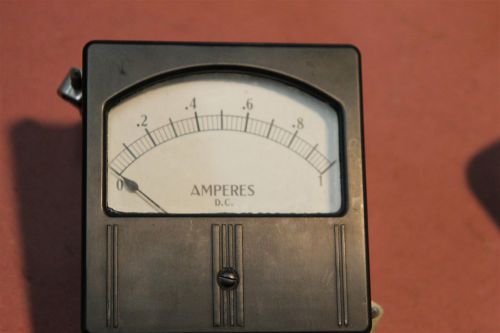 Weston DC Amperes 0 - 1 model # 741 Vintage Electronics Gage