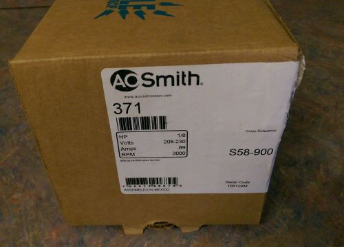 A.O.Smith 371 /  ICP 1690244 Draft Inducer Motor Assembly Reversable (New)