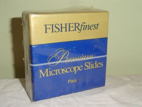 72 COUNT FISHERFINEST PREMIUM MICROSCOPE SLIDES PLAIN 12-544-1 MEASURES 1&#034; x 3&#034;