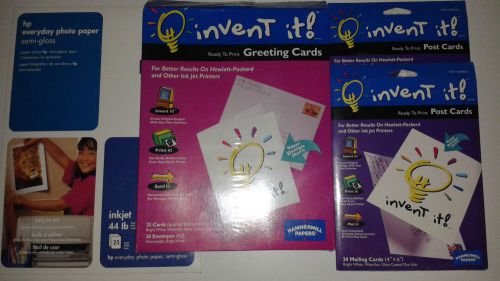 *4 PACK DEAL* / POST CARDS, GREETING CARDS, ENVELOPES, PHOTO PAPER !!!