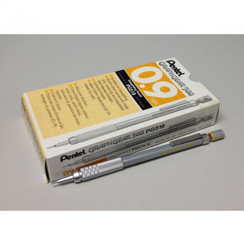 Pentel graphgear 500 pg519 0.9mm mechanical drafting pencil bulk pack (12pcs) for sale