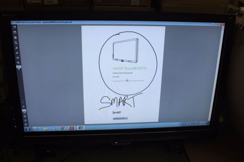 Smart technologies smartboard 70&#034; interactive flat panel display sbid8070i 8070i for sale