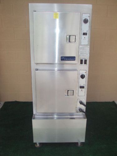 CLEVELAND 24CGA10.2 GEMINI CONVECTION STEAMER GAS  WITH H20 FILTER SYSTEM &#034;NICE&#034;