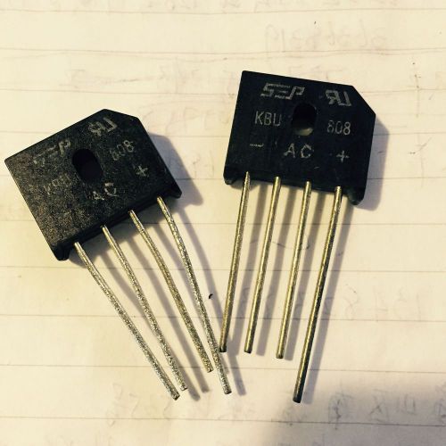 10PCS  BRIDGE RECTIFIER SEP/HY KBU-4 ( SIP-4 ) KBU808