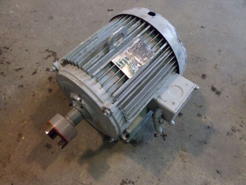 LINCOLN 15HP AC MOTOR #9171001 254T:FR 1750:RPM 230/460V SN:3852225 USED