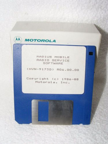 Motorola Radius Mobile  Radio Service Software HVN9173D
