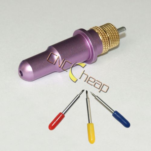 Roland blade holder purple 32.5mm + 3 x 60° blade knife for cutting plotter for sale