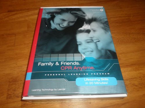 New! AMERICAN HEART ASSOC. FAMILY&amp;FRIENDS CPR ANYTIME-TRAINING MANIKIN KIT