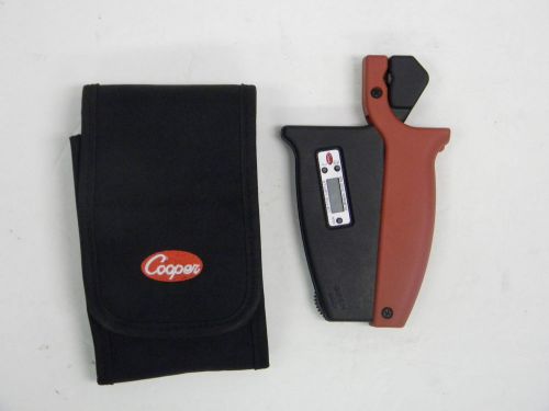 Cooper 4005i pipe thermometer tester in pouch alligator clamp for sale