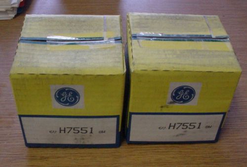 (2) NEW GE H7551 6V VOLT 8W WATT SEALED BEAM LAMP LIGHT BULB EMERGENCY EXIT