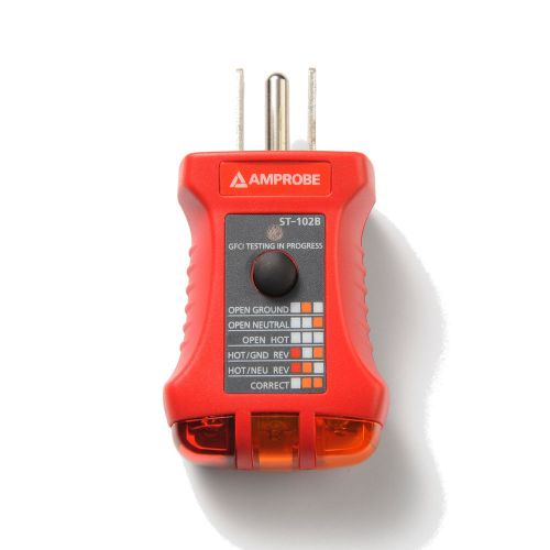 Amprobe st-102b ac outlet socket tester gfci for sale
