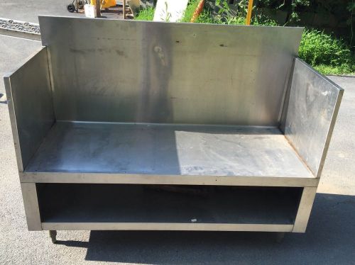 Commercial Stainless Steel Equipment Stand 54 x 22 Grill Griddle Stand