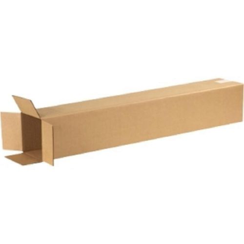 Corrugated cardboard tall shipping storage boxes 6&#034; x 6&#034; x 40&#034; (bundle of 25) for sale