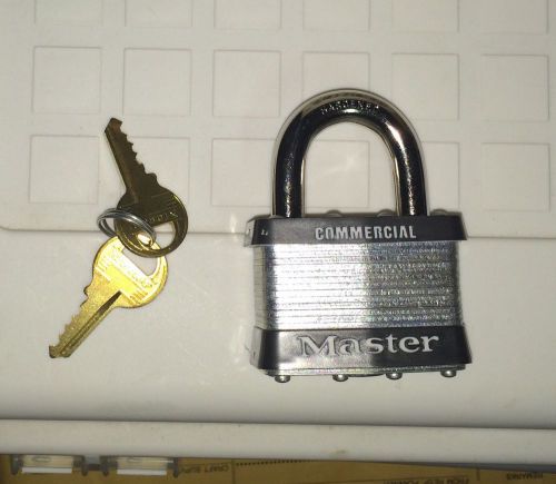 SET OF 6 - MASTER #5 PADLOCKS Heavy Duty/ Commercial Grade