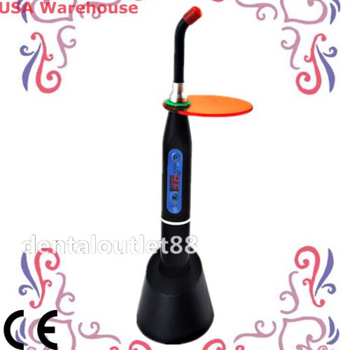 5w wireless cordless 1500mw led dental curing light lamp *black* for sale