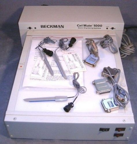 Beckman GelMate 1000 Sonic Digitizing System &amp; Acc.