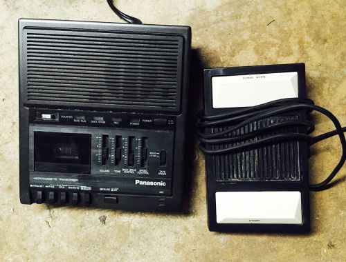 Panasonic RR-930 Micro-cassette Transcriber Recorder Dictation / pedal / earpho