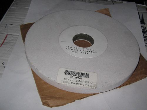 Gray 80J, Surface Grinding Wheel, 7  1/2  x 1-1/4 USA NOS
