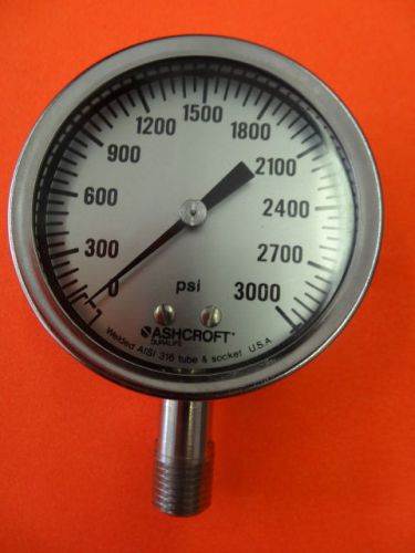 Ashcroft 3,000 PSI Gauge C78 Q8962