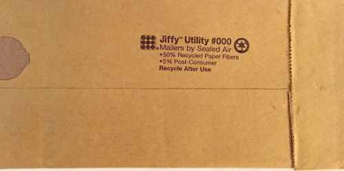 25 Jiffy Stiff Heavy Duty Stiff 4&#034;x8&#034; Utility Mailer 000 Cassette Hardware Parts