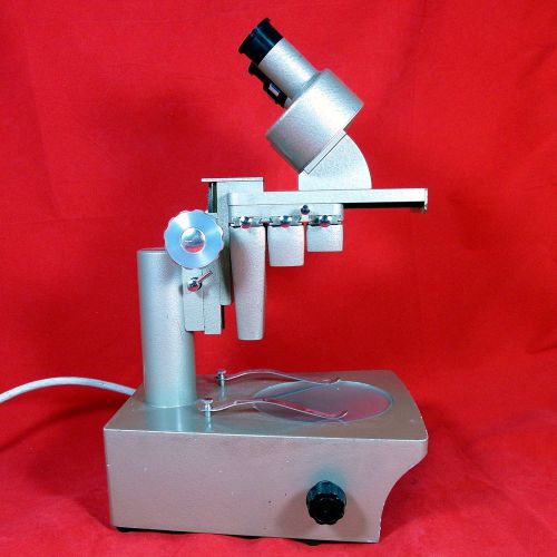 PRIOR Greenough 0.7-1.4-4X stereo microscope w Incident &amp; Transmitted Light Base