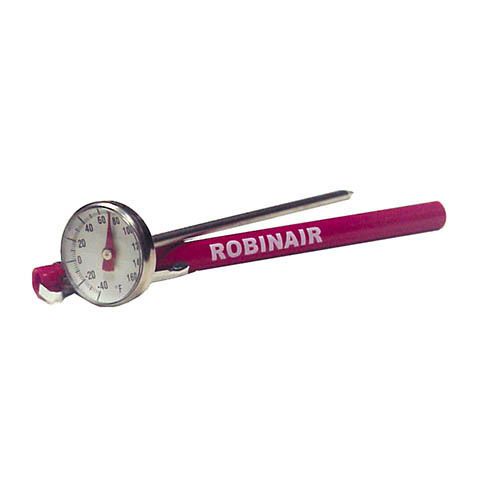 Robinair 10945 Dial Thermometer, 0 degrees To 220 degrees F with 1-3/4&#034; Face