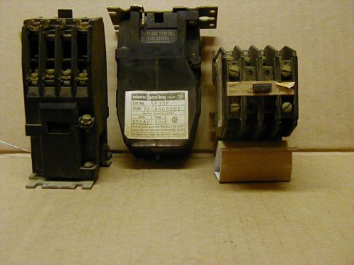 Westinghouse BF33F Control Relay, 120 V Coil, Contacts 300 VAC - 10 Amp