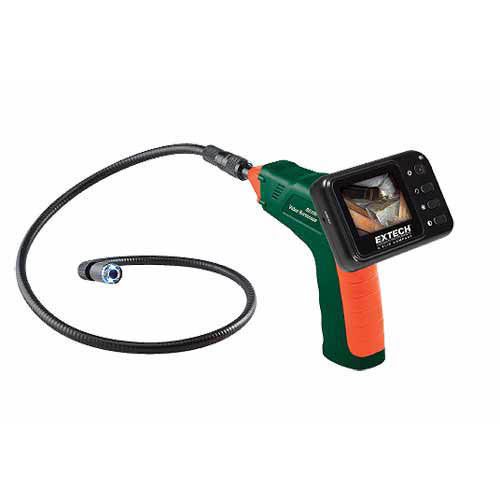 Extech BR100 Video Borescope Inspection Camera, Glare-free and Waterproof