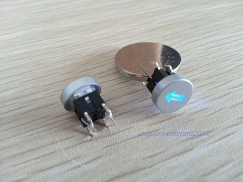 1pc blue led dia 10mm cap  arrow  12v momentary tact push button switch for sale