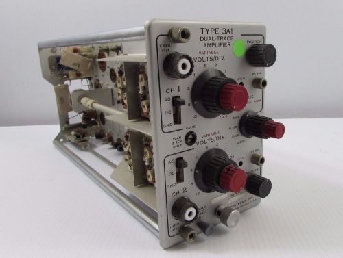 Tektronix 3A1 10 MHz Plug In Dual Trace Amplifier Amp 560 Series Oscilloscopes