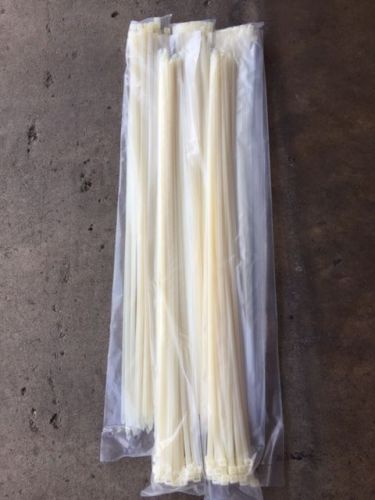 Plastic nylon zip cable tie - 36&#034; length- 175 lb tensile- 500 ct case(50pc pkg) for sale
