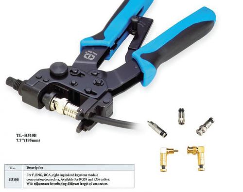 F type BNC RCA Compression crimping TOOL for Pliers Clamp RG-59 4C RG-6 5C Cable
