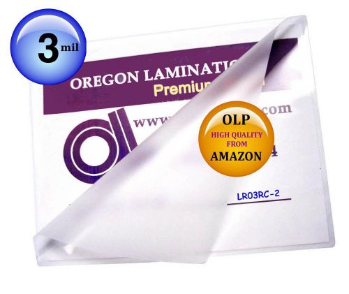 Qty 200 letter laminating pouches 3 mil 9 x 11-1/2 hot clear 200 for sale