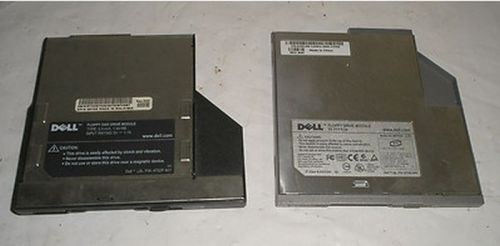 Lot of 2 Dell Laptop Floppy Disk Drive Modules 3.5 Model: MPF82E &amp; 4702P A01